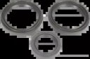Moose フロント アクスル ディファレンシャル シールのみキット Arctic Cat 700S H1 4x4 10-11 Moose Front Axle Differential Seals Only Kit Arctic Cat 700S H1 4x4 10-11(2)