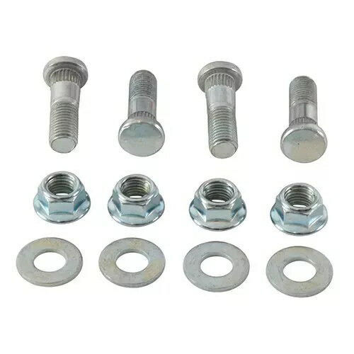 AB ꥢ ۥ åɤȥʥå å  Quadracer 250 2x4 87-90 AB Rear Wheel Stud and Nut Kit Suzuki Quadracer 250 2x4 87-90