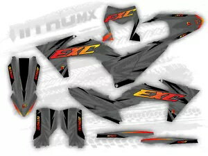 グラフィックセットは、KTM EXC EXC-F X
