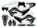 グラフィックセットはホンダ CRF 300L 300M 2021 2022 2023 2024 装飾ステッカーに適合します。 Graphics Set Fits Honda CRF 300L 300M 2021 2022 2023 2024 Decor Sticker-(2)