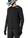 Fox Racing Defend Delta LS MTB マウンテン バイク ジャージ ブラック/ブラック Fox Racing Defend Delta ...