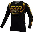FXR Revo 24 メンズ MX オフロード ジャージ ブラック/ゴールド FXR Revo 24 Mens MX Offroad Jersey Black...