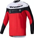 Alpinestars Pro-Dura メンズ MTB マウンテン バイク ジャージ ブラック/レッド/ホワイト Alpinestars Pro-Dura M...
