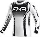 FXR ヴェイパー LE メンズ MX オフロード ジャージ ホワイト/ブラック FXR Vapor LE Mens MX Offroad Jersey Whi...