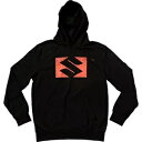 D'Cor Visuals スズキ ボールド メンズ プルオーバー フーディ ブラック D'Cor Visuals Suzuki Bold Mens Pullover Hoody Black(2)