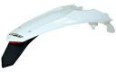 UFO Enduro ホワイト プラスチック リア フェンダー ライト付き (KT04027-047) UFO Enduro White Plastic Rear Fender w/Light (KT04027-047)