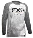 FXR ダービー エア UPF 23 メンズ 長袖 T シャツ グレー リップル/コッパー FXR Derby Air UPF 23 Mens Long Sleeve T-Shirt Gray Ripple/Copper