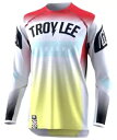 Troy Lee Designs SE ウルトラ アーク メンズ MX オフロード ジャージ アシッド イエロー/レッド Troy Lee Designs SE...