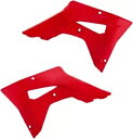 Acerbis レッド プラスチック ラジエーター シュラウド/スクープ (2645450227) Acerbis Red Plastic Radiator Shrouds/Scoops (2645450227)