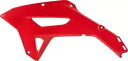 Polisport レッド プラスチック ラジエーター シュラウド/カバー (8476000001) Polisport Red Plastic Radiator Shrouds/Covers (8476000001)