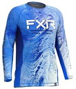 FXR ダービー エア UPF 23 メンズ 長袖 T シャツ ブルー ハイタイド FXR Derby Air UPF 23 Mens Long Sleeve ...