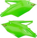 Cycra グリーンのプラスチック製背面サイド パネル (1CYC-2667-72) Cycra Green Plastic Rear Side Panels (1CYC-2667-72)
