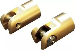 Accutronix ꥢޤꤿߥեåȥڥ ޥ (FPMT450-5) Accutronix Brass Rear Folding Footpeg Mounts (FPMT450-5)