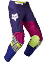 Fox Racing 180 Pro Circuit メンズ MX オフロード パンツ ホワイト/ブルー Fox Racing 180 Pro Circuit ...