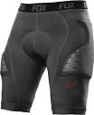 Fox Racing Titan Race メンズ ベースレイヤー プロテクト ショーツ ブラック Fox Racing Titan Race Mens Baselayer Protective Shorts Black