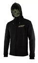 Leatt Camo メンズ ジップ アップ フーディー ブラック Leatt Camo Mens Zip Up Hoody Black