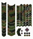 Muc-Off E-Bike マウンテン バイク グリーン カモフラージュ フレーム プロテクター キット (20319) Muc-Off E-Bike Mountain Bike Green Camo Frame Protector Kit (20319)(2)
