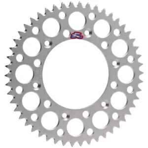 Renthal Ķ̥ߥ˥ ꥢ ץå С 47  (408U-420-47GESI) Renthal Ultralight Aluminum Rear Sprocket Silver 47 Tooth (408U-420-47GESI)