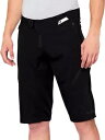 100% Airmatic メンズ マウンテン バイク ショーツ ブラック 100% Airmatic Mens Mountain Bike Shorts Black