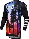 トール スポーツモード SD メンズ MX オフロード ジャージ ブラック Thor Sportmode SD Mens MX Offroad Jersey B...