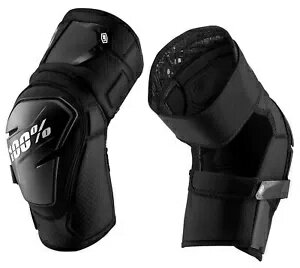 100% フォルティス MTB マウンテン バイク ニー ガード ブラック 100% Fortis MTB Mountain Bike Knee ..