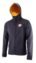 Leatt レトロ メンズ ジップ アップ フーディ グレー Leatt Retro Mens Zip Up Hoody Gray