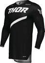トール スポーツモード ブレイブ メンズ MX オフロード ジャージ ブラック Thor Sportmode Brave Mens MX Offroad Jer...