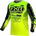 FXR Podium メンズ MX オフロード ジャージ Hi-Vis/ライム/ブラック FXR Podium Mens MX Offroad Jersey H...