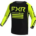 FXR コンテンダー メンズ MX オフロード ジャージ ブラック/Hi-Vis FXR Contender Mens MX Offroad Jersey Bl...