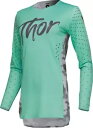 Thor スポーツモード シャドウ ウィメンズ MX オフロード ジャージ ティール Thor Sportmode Shadow Womens MX Offro...