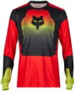 Fox Racing Ranger Revise メンズ LS MTB マウンテン バイク ジャージ レッド/イエロー Fox Racing Ranger Re...