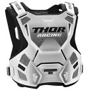 トール ガーディアン ユース MX オフロード ルースト プロテクター ホワイト/ブラック Thor Guardian Youth MX Offroad Roost Protector White/Black(2)