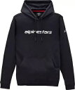 アルパインスターズ リニア メンズ プルオーバー フーディ ブラック Alpinestars Linear Mens Pullover Hoody Black
