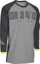 フライ レーシング 防風メンズ MX オフロード ジャージ グレー/Hi-Vis Fly Racing Windproof Mens MX Offroad Je...