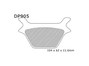 DP  ֥졼ѥå #DP905 ϡ졼ӥåɥ DP Standard Brake Pads #DP905 Harley Davidson