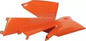 Polisport 饸 饦  #8411500002 KTM Polisport Radiator Shrouds Orange #8411500002 KTM