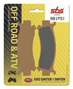 SBS PSI EVO Ʒ֥졼ѥå ե #981PSI/6450981100 ۥ ѥ˥ 1000 Ŭ SBS PSI EVO Sintered Brake Pads Front #981PSI/6450981100 fits Honda Pioneer 1000