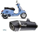 フルエキゾーストシステム Leovince 公認 NERO VESPA GTS 125、つまり 2017 - 2020 Full Exhaust System Leovince homologated NERO VESPA GTS 125 i.e. 2017 - 2020