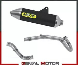 フルエキゾースト アロー サンダー エーオン ブラック アルミニウム ホンダ CRF 300 L 2021 - 2023 Full Exhaust Arrow Thunder Aon Black Aluminum HONDA CRF 300 L 2021 - 2023