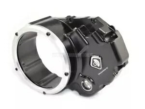 DUCABIKE CCDV02DE クリアクラッチカバー オイルバス ブラック/シルバー DUCABIKE CCDV02DE CLEAR CLUT..