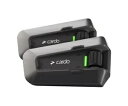 Cardo Packtalk Edge Duo PT200101 Bluetooth インターコム ヘッドセット エア マウント オートバイ- Cardo Pa...