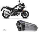 マフラー Leovince 公認 LV-12 チタン SUZUKI V-STROM 1000 / XT 2017 - 2020 Exhausts Leovince homologated LV-12 titan SUZUKI V-STROM 1000 / XT 2017 - 2020
