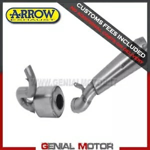 フルエキゾースト アロー プロ レース ドゥカティ スクランブラー 800 デザート スレッド 2017 - 2020 Full Exhaust Arrow Pro Race Ducati Scrambler 800 Desert Sled 2017 - 2020