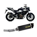 エキゾースト アロー承認 カーボン ブラック F カーボン ホンダ CB500X 2019 - 2020 Exhaust Arrow Approved Carb...