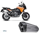 エキゾースト Leovince 公認 LV-12 titan KTM 1290 SUPER ADVENTURE 2015 - 2016 Exhausts Leovince homologated LV-12 titan KTM 1290 SUPER ADVENTURE 2015 - 2016