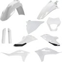 Acerbis フル プラスチック キット ホワイト/ブラック #2872811035 ガス ガス EC 300/EC 250 Acerbis Full Plastics Kit White/Black #2872811035 Gas Gas EC 300/EC 250
