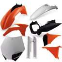 Acerbis フルプラスチックキット 11 オリジナル KTM 150 SX/150 XC/250 SX/250 XC/300 XC Acerbis Full Plastics Kit 11 Original KTM 150 SX/150 XC/250 SX/250 XC/300 XC