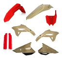 Acerbis フルプラスチックキット レッド/ゴールド ホンダ CRF450R/CRF450RWE/CRF250R 4 ストローク用 Acerbis Full Plastics Kit Red/Gold for Honda CRF450R/CRF450RWE/CRF250R 4-Stroke