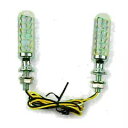 10mm ユニバーサル モーター ターン シグナル ライト インジケーター ウインカー アンバー電球 Chorome US 10mm Universal Motor Turn Signal Lights Indicator Blinker Amber Bulbs Chorome US(2)
