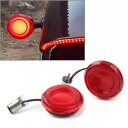 スタイル LED フロント ターン シグナル ライト ハーレー ダイナ スポーツスター XL883 レッド用 Style LED Front Turn Signal Light For Harley Dyna Sportster XL883 RED(2)